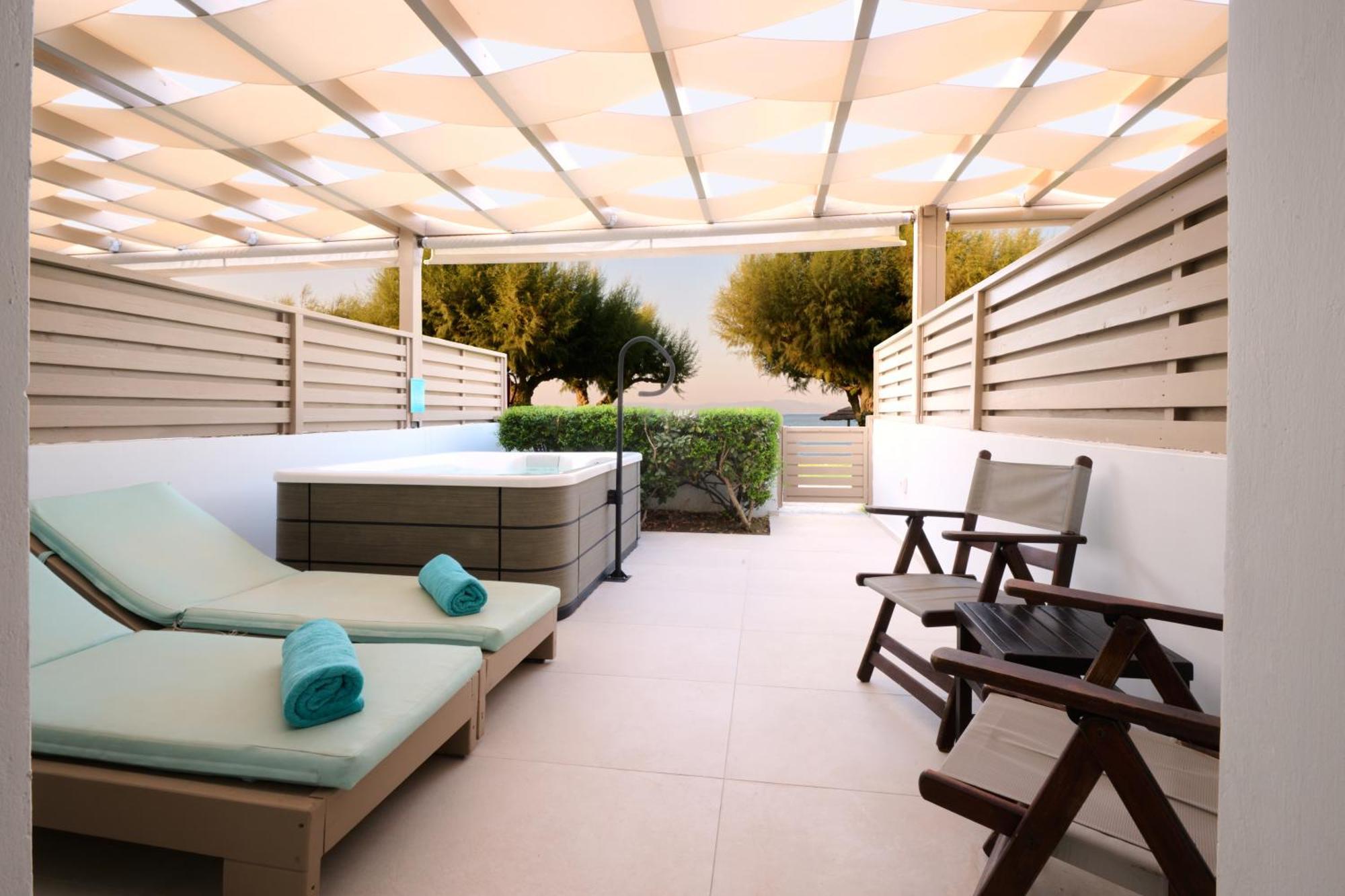 Oceanis Beach & Spa Resort Psalidi  Eksteriør bilde
